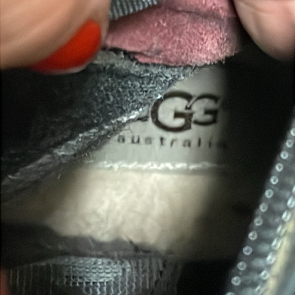 Ugg leather fleece lined waterproof high boots - Picture 8 of 10